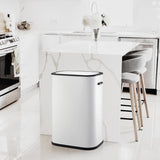 Automatic Trash Can with Lid,50l/13.2gal Touchless Motion Sensor Kitchen Trash Bin,Soft-Close Slim Garbage Can for Bathroom Living Room Office