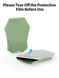 2-in-1 L-Shaped Desk Elbow Pads & & Mouse Pad Set with Wrist Rest, Green