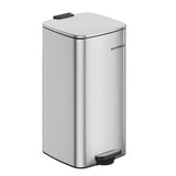 Kitchen Trash Can, 8-Gallon (30 L) Trash Bin, Stainless Steel Garbage Can