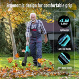 YARDCARE Electric Cordless Leaf Blower with Battery and Charger, 5-Speed + Turbo Mode, 4.0Ah Lightweight Battery Powered Powerful Blower for Blowing Leaves