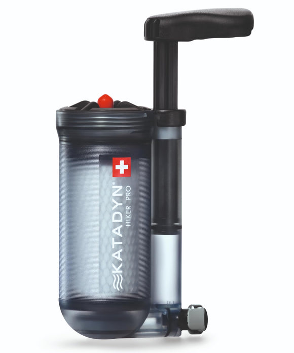 Katadyn Hiker Pro Hand Pump Water Filter for Backpacking, Camping, Emergency Survival Katadyn