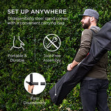 Best Choice Products Double Hammock with Steel Stand, Indoor Outdoor Brazilian-Style Cotton Bed w/Carrying Bag, 2-Person Capacity - Abyss