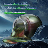 WATERELF 3Pc Easter Egg Galaxy Slime for Kids, Easter Basket Stuffers Fidget Sensory Artistic Therapy Slime Toys for Boys Girls Adults, Stress Relief Non-Sticky - Each 420ml 18oz - Green/Blue/Purple