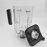CRANDDI Spare Cup for K90, 80oz Blender Container, 2200ml Pitcher Jar with Long Blade Assembly, Quiet Blender Replacement Spare Part