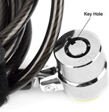 I3C Laptop Cable Lock Hardware Security Cable Lock Anti Theft, Anchor Plate & 2 Keys Compatible with Notebooks Smart Phone Tablet Electronic Products (2 Pack)