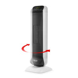 DeLonghi 1500w Ceramic Digital Tower Heater made with recycled materials and packaging, remote, ECO, oscillation