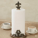 SPI Fleur de Lis Paper Towel Holder