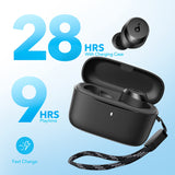 True Wireless Earbuds, Bluetooth 5.3, App, Customized Sound, 28H Long Playtime, Water-Resistant, 2 Mics Soundcore