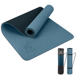 Gruper Yoga Mat Non Slip Thick 1/3'', Eco Friendly Fitness Exercise Mat with Carrying Strap,Pro Yoga Mats for Women,Workout Mats for Home, Pilates and Floor Exercises Gruper