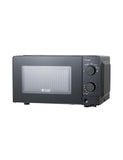 Commercial Chef 0.6 Cu. Ft. Countertop Microwave Oven, Mechanical Dial Controls, 700W, Pull Handle Door, 6 Power Levels, CHM660B, Black