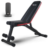PASYOU Adjustable Weight Bench Full Body Workout Multi-Purpose Foldable Incline Decline Exercise Workout Bench for Home Gym PASYOU