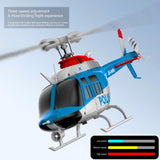 Ssccgym C138Pro 206 Remote Controlled Helicopter for Adults Beginners RC Heli Aileronless 6CH 6-Axis Gyroscope Air Pressure Hold Optical Flow Position Fly Upside Down 3D Rolling RTF 2Batteries