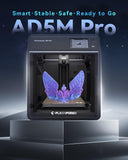 AD5M Pro 3D Printer, CoreXY 600 mm/s Printing Speed, 0.4 & 0.6mm 3s Quick-Swap 280°C Nozzles, 1-Click Auto Leveling
