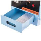 Commercial Cotton Candy Machine, Professional Candy Floss Maker, for Home, Kids Birthday, Family Party (Blue, Without Cart)