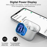 Wireless Earbuds Bluetooth 5.3 Headphones Bass Stereo Ear Buds with Noise Cancelling Mic LED Display Btootos