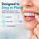 Prism Smile Teeth Whitening Strips, 48 Strips for 24 Treatments, 6% Hydrogen Peroxide Formula, Non-Slip Fit, Cool Mint Flavor, Helps Remove Surface Stains from Coffee, Tea, Wine and Tobacco