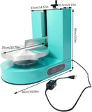 LIWBYYG Cake Decorating Machine, 200W 60-320rpm Cake Cream Spreading Machine Rotating Speed Automatic Cake Cream Spreading Machine with LCD Display for 4-12 inch Cakes (Green)