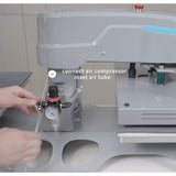 Heat Press 16x20 Machine: Pneumatic Heat Press Machine - Dual-Platen, Swing-Away, Teflon-Coated, Digital Control Panel
