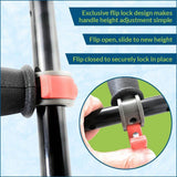 York Nordic - Spring Cushion Crutches Perfect for Sports Injuries and Travel - Heights 4'7" to 6'6" - Adjust Down to 22" for Travel