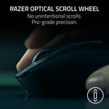 Razer DeathAdder V4 Pro Wireless Gaming Mouse, 8Khz, 57g, White