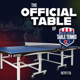 Butterfly Octet 25 Ping Pong Table—Indoor Rollaway Game Table—ITTF Approved Table Tennis Table for Tournaments, Clubs, or Home Game Rooms—Professional Ping Pong Net Included—Playback Feature