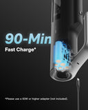 HOTO BlowVac™ Handheld Vacuum Cordless, Car Vacuum Cleaner with 23000Pa High Power, 3 Suction Modes, Electric Compressed Air Duster Blower for Car Interior, Desk, Boat, Home, Outdoor