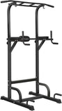 BangTong&Li Power Tower, Pull Up Bar Dip Station/Stand for Home Gym Strength Training Workout Equipment (Black)