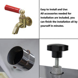 WYDDDARY Electric 3 Rollers Desktop Sugarcane Juicer Machine With Emergency Stop Switch Stainless Steel Sugar Cane Juice Press Extractor for Home Commercial 110V 1100W