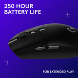 Logitech G305 Lightspeed Wireless Gaming Mouse, Hero Sensor, 12,000 DPI, Lightweight, 6 Programmable Buttons
