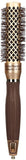 Olivia Garden NanoThermic Ceramic + Ion Round Thermal Hair Brush - Not Electrical - Professional Blowout Brush for Normal to Thick Hair, NT-24 1"