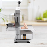 650W Commercial Electric Meat Bone Saw，w/Adjustable Slice Thickness Meat Bone Cutting Machine Cutter Slicer for cutting ribs trotters in homes markets factories