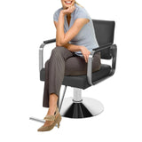 ZAWAYINE Barber Chair Salon Chair for Hair Stylist Hair Chair for Barbershop Home Height Adjustable & 360° Swivel Styling Salon Chairs Spa Beauty Salon Equipment, Max Load Weight 440Lbs