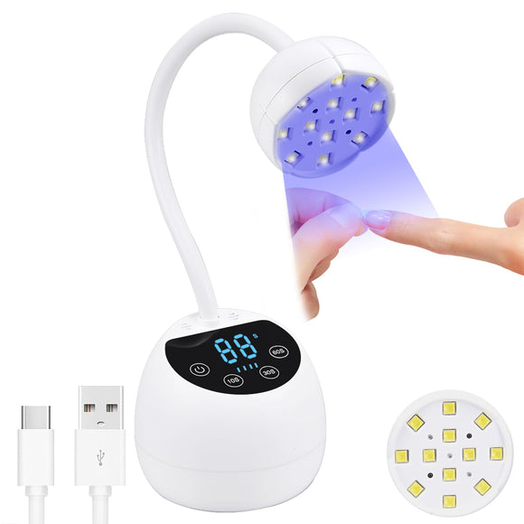 Nail Dryer U V Light with 3 Timers and LCD Display for Home DIY PHAIN