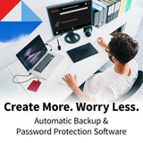 Advance 2TB Portable External Hard Drive USB 3.0, Red - HDTCA20XR3AA TOSHIBA