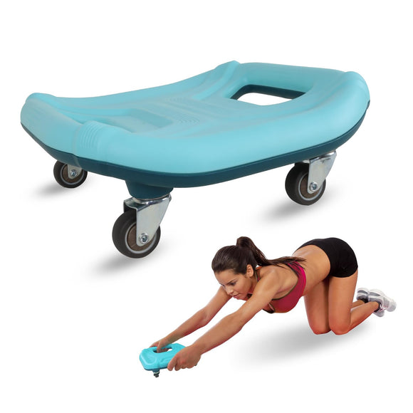 unhg Ab Roller for Abs Workout, Ab Roller Wheel Exercise Equipment for Core Workout, Ab Wheel Roller for Home Gym, Ab Workout Equipment for Abdominal Exercise (Blue) unhg