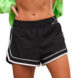 Jepuleaf Women's Athletic Shorts Mid-Rise Running Workout Shorts with Liner Casual Sport Dolphin Shorts