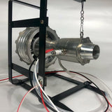 MechPuConToy Turbofan Engine Model Kit That Works, Removable and Maintainable Jet Engine with Liquid Combustion, Collectible Display for Aviation Enthusiasts &Adults