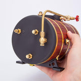 MechPuConToy Steam Boiler, 850mL Copper Horizontal Premium Steam Boiler Suitable for 1.0-1.5m Steam Model Ships, Single-Cylinder, Double-Cylinder and Three-Cylinder Steam Engines