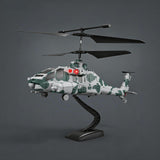 OBEST Camouflage RC Helicopter, Remote Control Military Helicopter with 2.4G 3.5CH, Missile Launch, One-Key Takeoff/Landing, Altitude Hold, 60M Control Distance