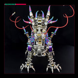 OBIOCKIDAY 3D Metal Puzzle for Adults, 3D Metal Tiger Model Kit, 3D Metal Steampunk Mechanical Tiger 3D Puzzle Kit 3D Jigsaw Puzzle, 2030+PCS DIY Assembly 3D Metal Animal Model Gift