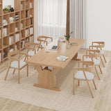 SABALON Office Desk Solid Wood Large Desk Home Living Room Study Writing Large Board Table