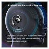 FNtipnutt M8 Wireless Bluetooth Language Translator Earbuds