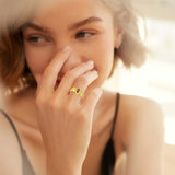 Oseew 2027 Class Ring for Men Women High School Graduation