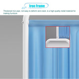 Folding Rolling Portable Room Divider Adjustable SpaceSaving Solut for Home Office and Events