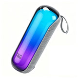 T&G Bluetooth Speaker RGB Lights, 15W Loud Stereo Sound, IPX4 Waterproof Shower Speaker, 24H Battery Portable for Outdoor Party Beach Pool