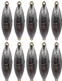Fishing Sinkers 10oz - 10 Pieces (Lead, Fishing Weight, Double Ring Good for Salt and Fresh Water) Generic
