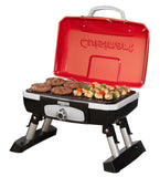 Petit Gourmet Portable Tabletop Propane Gas Grill, Red 17.6 x 18.6 x 11.8-Inch Cuisinart