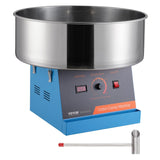 VEVOR Cotton Candy Machine Commercial, 1000W Electric Floss Maker with Stainless Steel Bowl, Sugar Scoop, Storage Drawer, Perfect for Home, Carnival, Kids Birthday, Family Party, Blue
