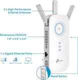 Range Extender RE550 | Dual-Band Wireless Repeater Amplifier w/Gigabit Ethernet Port | Up to 2200 Sq. Ft.