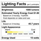 LUXRITE 12-Pack 4 Inch Square LED Recessed Lights with J-Box, 5CCT 2700K-5000K, 2 Hour Fire Rating, 15 Watts, 1000 Lumens, 60° Spotlight, Dimmable, IC Rated, Wet Rated, ETL - Black/White Trim